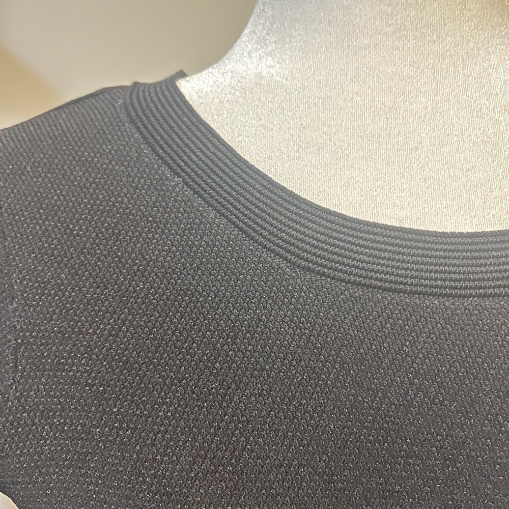 Aqua little black swirl dress - Picture 8 of 16